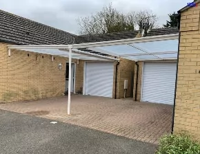 Traditional Double Carports 123v UK