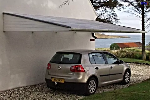 Cantilever GRP carport Scotland