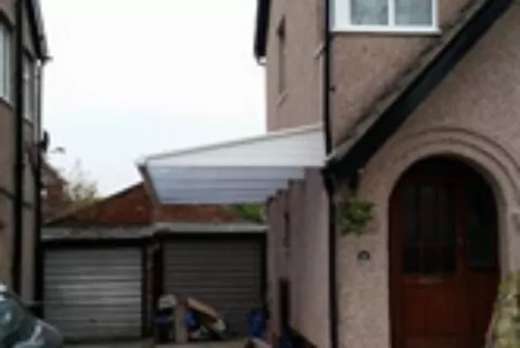 Carport in Liverpool, Northwest England