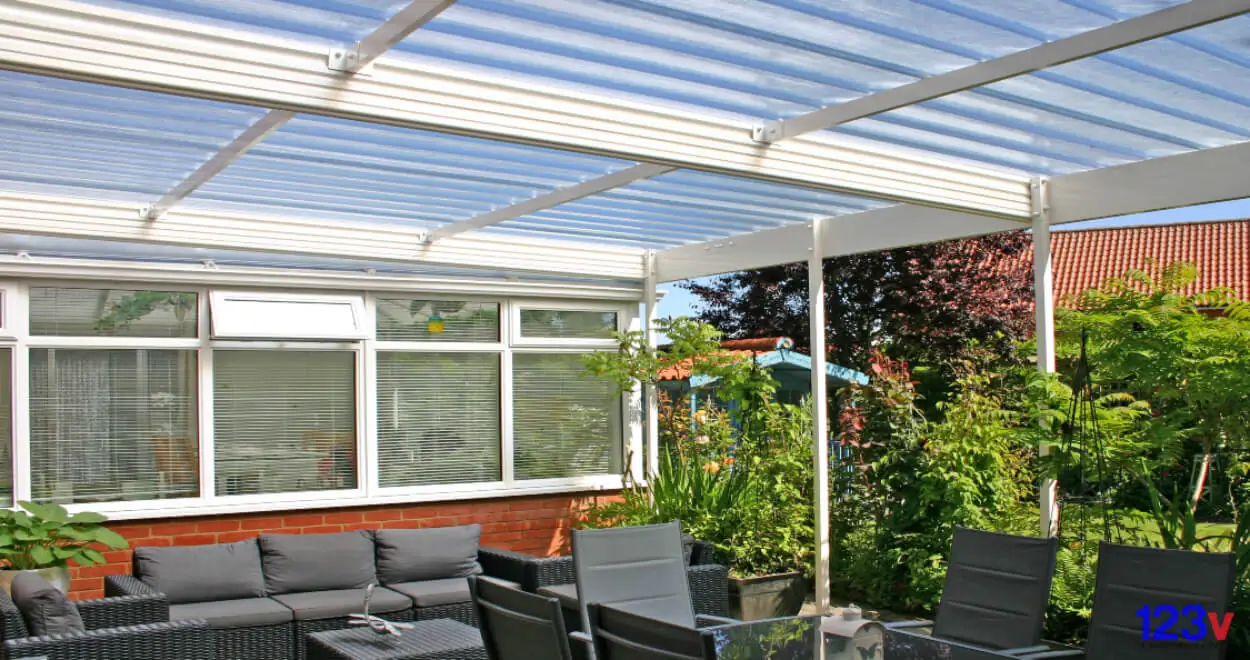 Patio Garden Canopies 123v BBQ