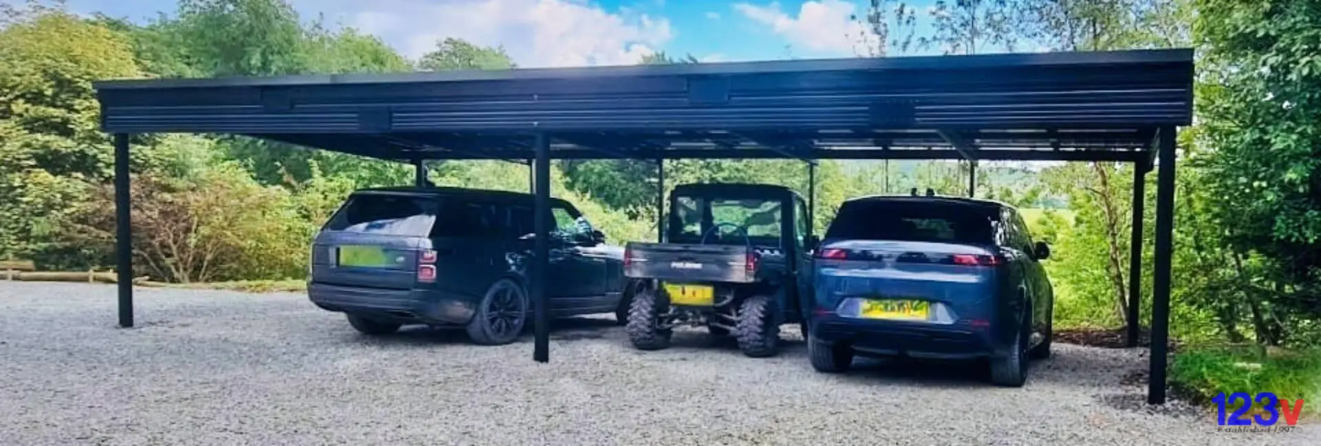 Solar Powered Carports Dumfries Scotland UK