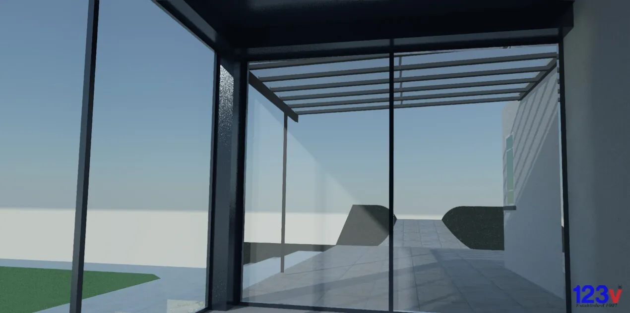 View Inside Patio Veranda